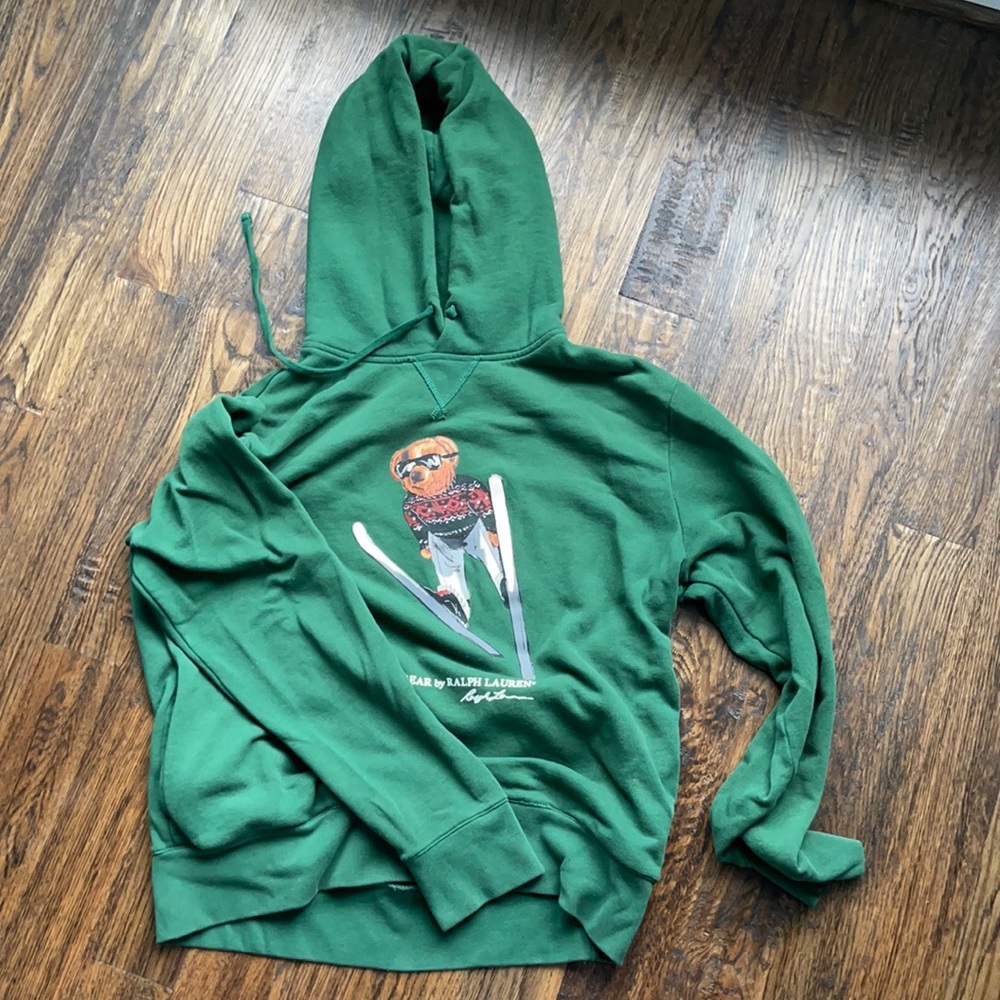 Ralph Lauren “Polo Bear” Green Hoodie